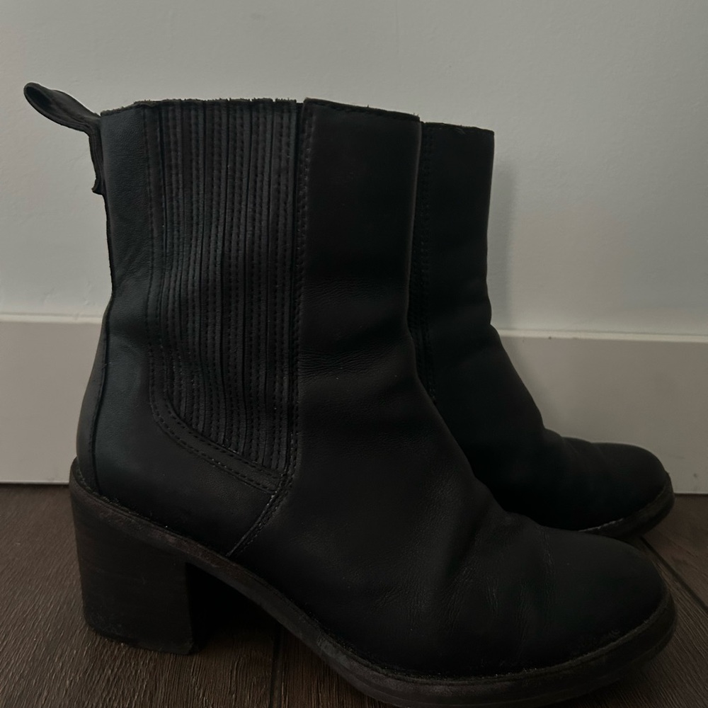 UGG Black Heeled Boots